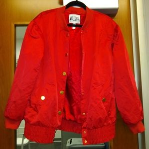 Red Victoria's Secret Bomber Jacket